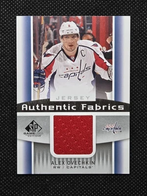 2013-14 SP Game Used ALEX OVECHKIN Authentic Fabrics Jersey #AF-AO - Image 1 of 2