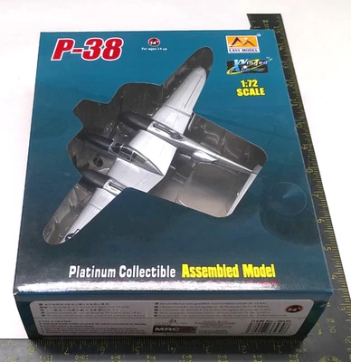 1:72 P-38 Lightning MRC Easy Model Winged Ace #36430 36433 Plastic NEW Old Stock - Image 1 of 3