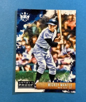 Panini Diamond Kings 2019 - Mickey Mantle #15 prueba de artista Foto 1 de 2