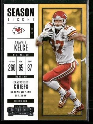 2017 Panini Contenders #68 Travis Kelce - Image 1 of 2