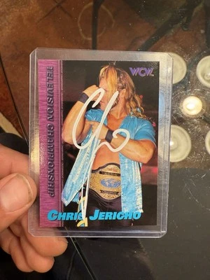 Chris Jericho Hand Signed 1998 Topps WCW/nWo #69 (RC) - Image 1 of 2