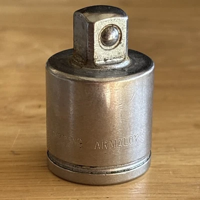 Armstrong 1/2" Female Drive to 3/8" Male Reducing Socket Adapter FS-131 USA - Image 1 of 4