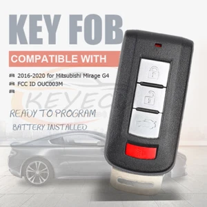 2016 - 2020 Smart Key Replacement for Mitsubishi Mirage G4 FCC OUC003M - 315 MHz - Picture 1 of 5
