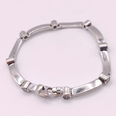 ⭐ Pierre Lang Armband Band Armreif Perle Halskette Collier Kette Silber 086 ⭐ - Bild 1 von 2
