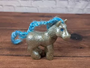 Cabbage Patch Pony Hasbro Vtg Crimp N Curl Star Meadows Glitz'n Glammer Silver - Picture 1 of 6
