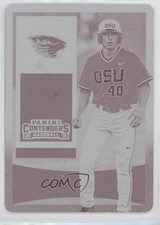 2015 Panini Contenders Season Ticket Printing Plate Magenta 1/1 Jeff Hendrix 8po