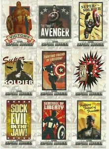2011 Upper Deck Captain America The First Avenger Poster Insert Set P-1 to P-12 - Bild 1 von 4