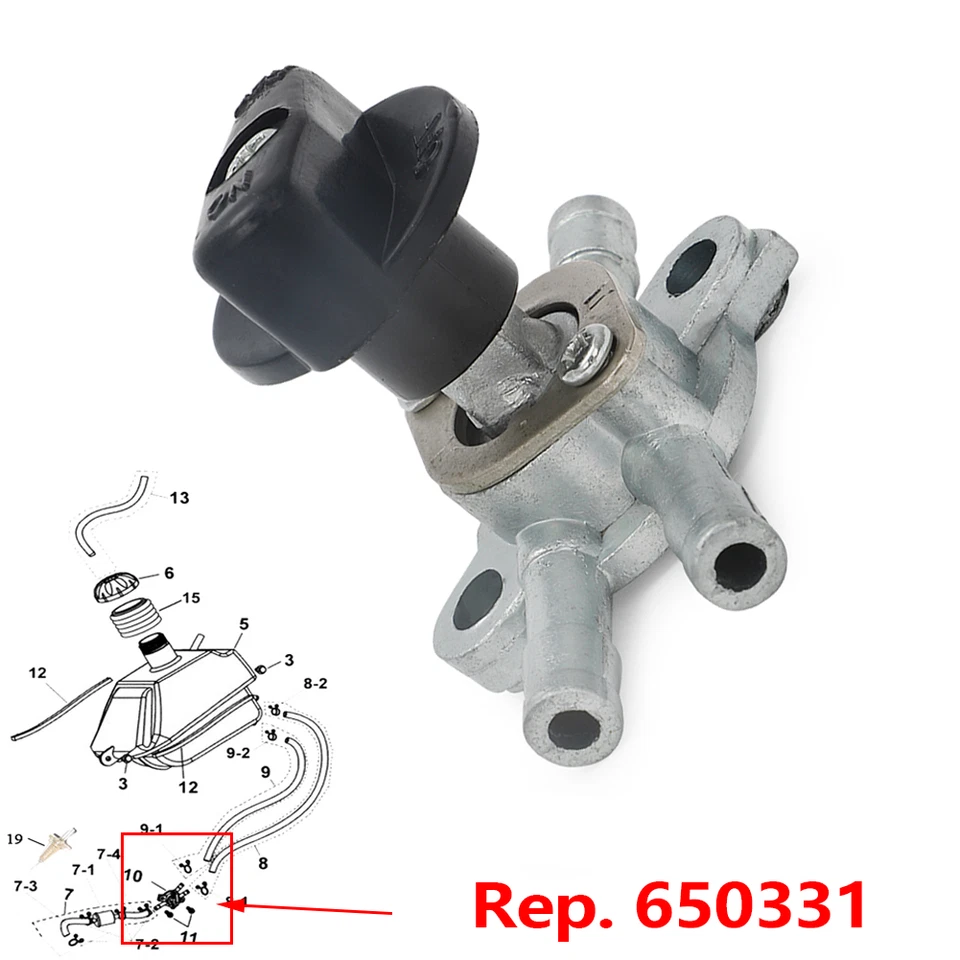 Kit de válvula de cierre de combustible para E-Ton Rascal Thunder Viper #650331 Polaris Predator Foto 1 de 4