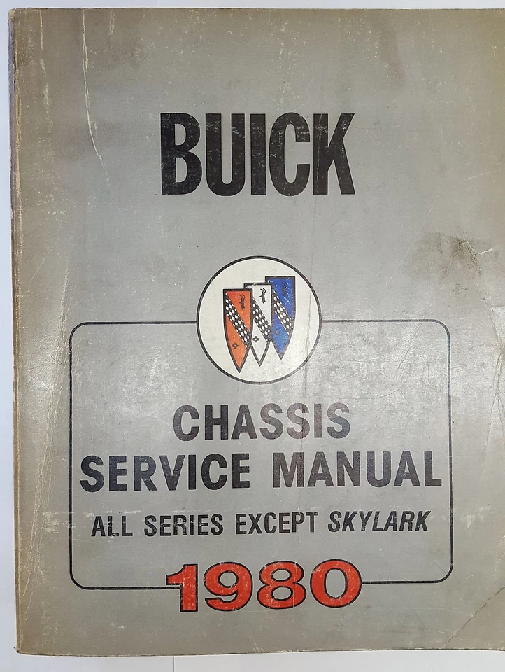 Manuale Officina Buick Skyhawk, Skylark, Century, Regal, Lesabre & Riviera 1980 - Immagine 1 di 1