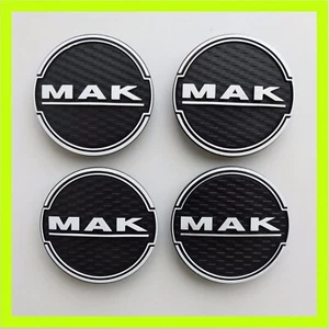 N.4 CAPS COPRIMOZZO MAK WHEELS ORIGINALI GENUINE C036 60mm 8010002584 - Picture 1 of 1