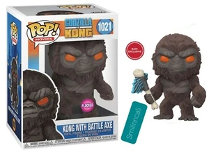 King Kong (Flocked) BAM Exclusive Godzilla VS Kong Funko Pop! Vinyl Figure  - Picture 1 of 7