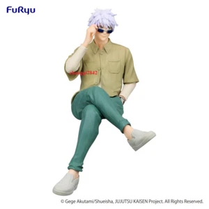 HOT Anime Jujutsu Kaisen Satoru Gojo Noodle Stopper Figure PVC Toy Gift New W/B - Picture 1 of 6