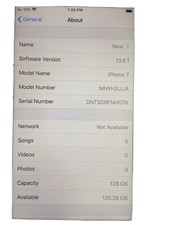 Apple iPhone 7 - 128GB - Black (AT&T) A1778 (GSM)