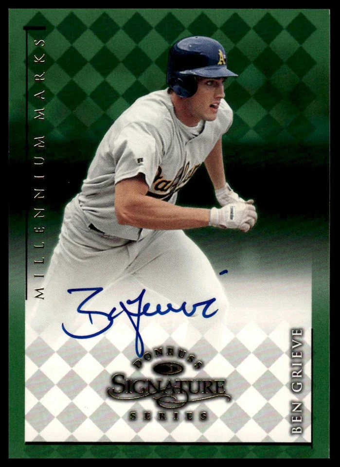 Donruss Signature 1998 #NNO Ben Grieve Millennium Marks autógrafos #/1100 Foto 1 de 2