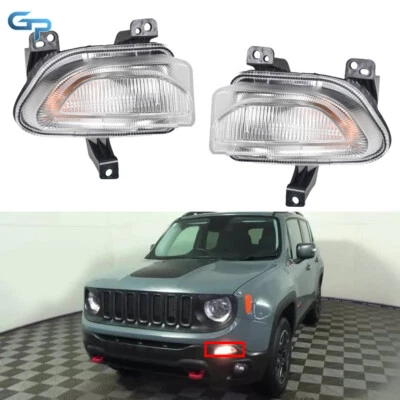 Left&Right Side Signal Lamp For Jeep Renegade 2015-2018 Front Park Turn Light - Image 1 of 4