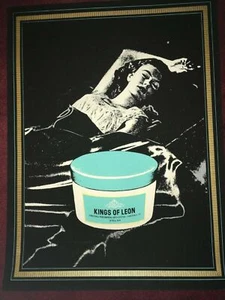 Kings Of Leon ORIGINAL Silk Screen Concert Poster Saratoga NY 2010 live gig tour - Picture 1 of 4