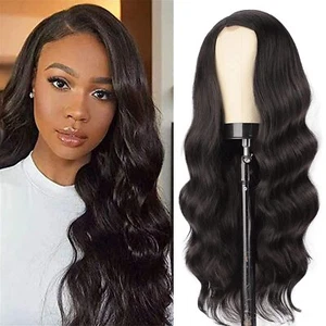Women Full Wig Brazilian Remy Human Hair Body Wave Lace Front Human Hair Wigs· - Picture 1 of 9
