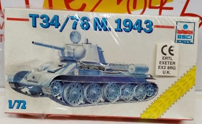 ESCI ERTL 1/72 T34/76 M.1943 ITEM 8335 - Immagine 1 di 2
