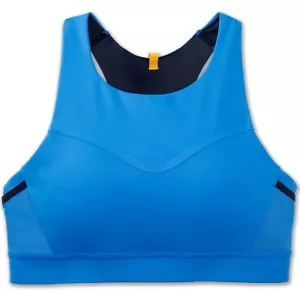 Brooks Drive 3 Pocket Run Bra  32A/B- Blue Bolt - New - Picture 1 of 6