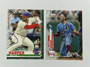 Bryce Harper #HW192 2019 Topps Holiday + 2020 Topps #250 Phillies Lot - Picture 1 of 4