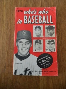 1970 WHO'S WHO IN BASEBALL 55TH EDITION TOM SEAVER NEW YORK METS - Picture 1 of 12