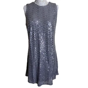 NWT Eliza J Eliza Sequined Fit and Flare Dress Sleeveless size 14W - Picture 1 of 5