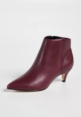 Botines Sam Edelman Kinzey Cuero Borgoña Rojo Remolacha Talla 6.5 Tacón Gatito Foto 1 de 4