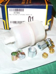 Rover V8 Inline Fuel Filter with Fittings GFE70048 - Picture 1 of 5