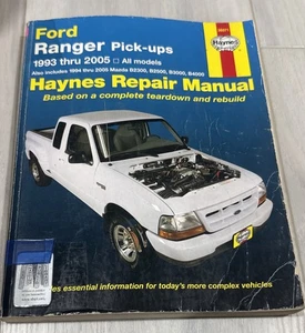 Haynes Repair Manual Ford Ranger 1993-2005 Mazda 1994-2005 - Bild 1 von 6