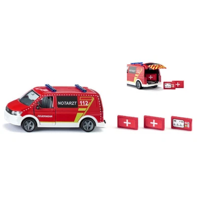 FIRE ENGINE AMBULANZA 1:50 Siku Pompieri Modellino Nuovo - Immagine 1 di 3