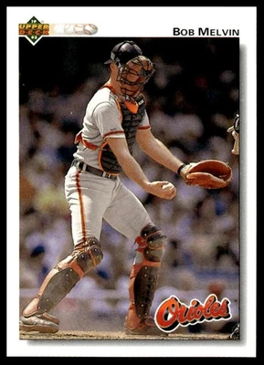1992 Upper Deck #692 Bob Melvin [GOATCARDS] - Image 1 of 2