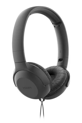 PHILIPS On Ear Headphones UH201BK/00 Headphones with Cable (Foldable, Soft Earpa - Image 1 of 4