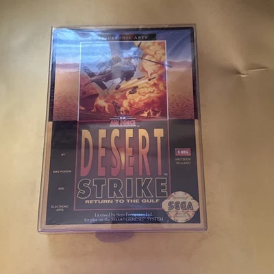 SEGA GENESIS Desert Strike - Gulf War - SEALED NEW 1992 - Image 1 of 4