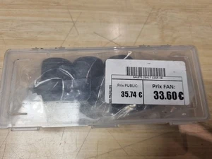 POLINI PN242285 Jeu de 8 galets de variateur noir Ø 25 x 17 - 12g *NEUF* - Imagen 1 de 1
