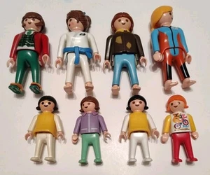 Mixed Lot Geobra PLAYMOBIL FIGURES Kids from 1981 & Adults from 1987 Judo Diver  - Picture 1 of 3