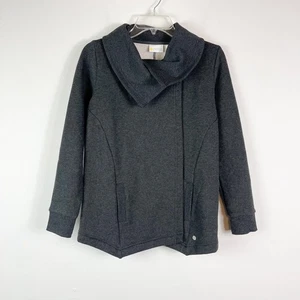 Zella NWT Kids Girl's Charcoal Gray Cara Wrap Cardigan Size XL 14 - 16  - Picture 1 of 7