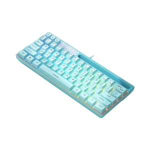 Mini teclado mecánico AULA F3061 61 teclas retroiluminación RGB para juegos con cable - Imagen 1 de 10