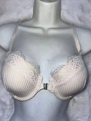Victorias Secret Dream Angels Lined Demi  Floral Lace Bra Size 32DD - Image 1 of 4