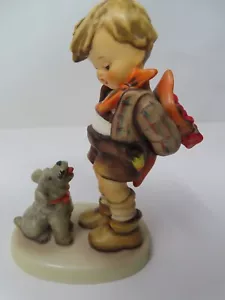 1955 Goebel Hummel "Nicht für dich" 5 1/2" #317 Junge + Hund Figur 1984 - Bild 1 von 3
