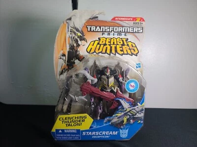 transformers prime beast hunters starscream series 2 #5 deluxe MOSC BRAND NEW - Image 1 of 4