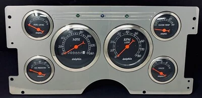 1988 1989 1990 1991 1992 Chevy Truck 6 Gauge Dash Panel Insert Set PC - Image 1 of 4