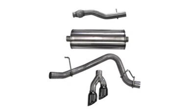 For Corsa 2015 GMC Yukon XL 1500 5.3L V8 3in Cat-Back Single Side Exit Twin 4in - Image 1 of 3