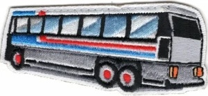 BUS Iron On Patch Vehicles Transportation - Bild 1 von 1