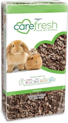 CAREFRESH 99% Dust-Free Natural Paper Small Pet Bedding with Odor Control 14 L