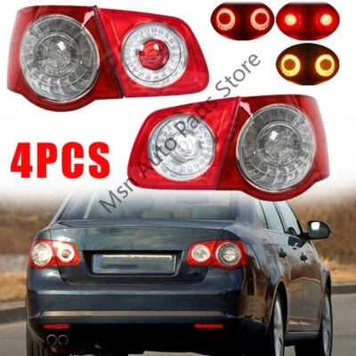 Lámpara trasera 4 piezas para Volkswagen VW Jetta 5 Sagitar MK5 Sendan 2005 2006-2010 Foto 1 de 4