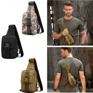 Bolsa De Hombro Táctica Bolsa De Pecho Bolsa Al Aire Libre Bolsa Teléfono Móvil - Imagen 1 de 13