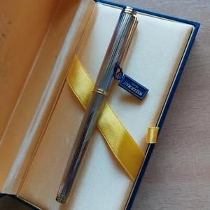 PLUMA ESTILOGRÁFICA/FOUNTAIN PEN. WATERMAN IDEAL.  PLATA/ STERLING SILVER 925 - Imagen 1 de 12