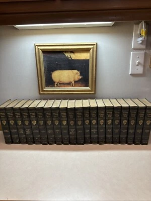 THE HARVARD CLASSICS!1917 First Edition SHELF OF FICTION Complete 20vol Set GOOD - Image 1 of 4