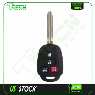 Llavero de coche con control remoto de entrada sin llave para Toyota Camry para Corolla 2014-2016 Foto 1 de 4