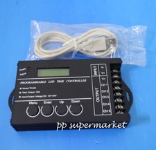 TC420 Time programmable RGB LED Controller DC12V-24V 5Channel LED Timing dimmer 